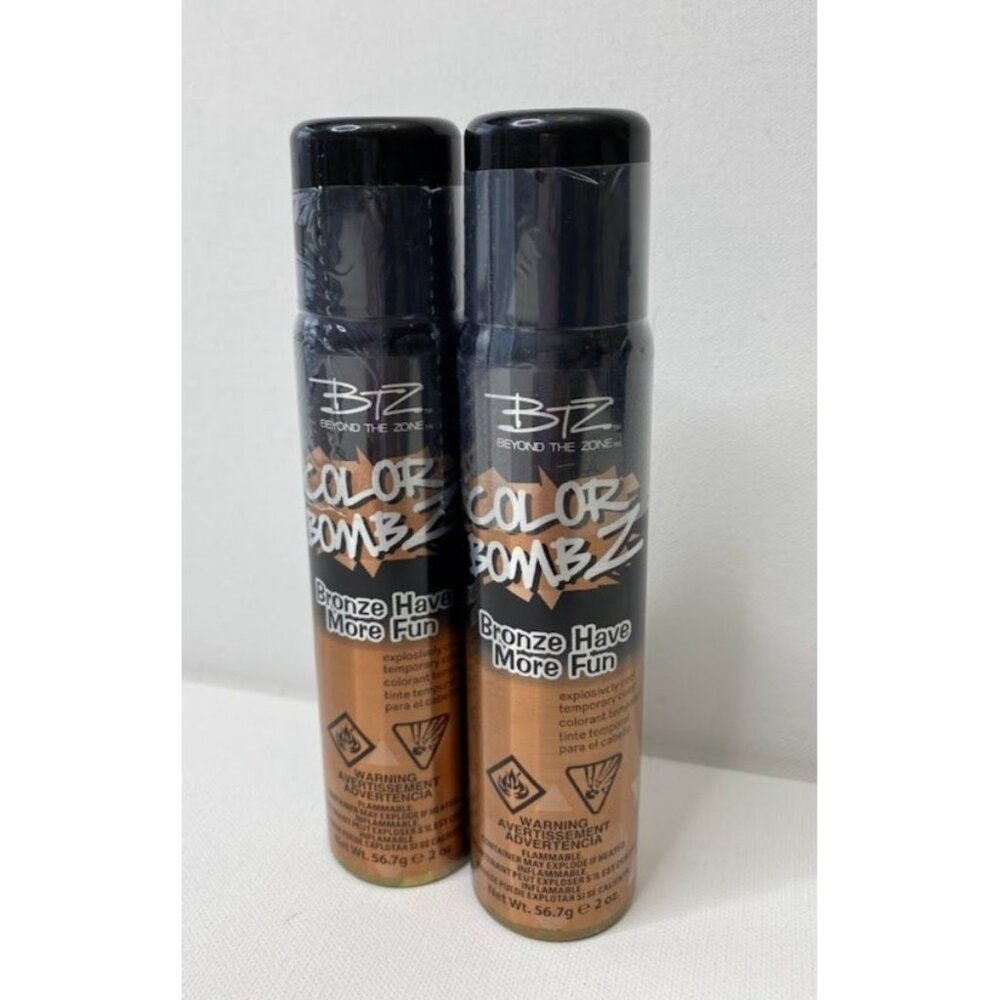 BTZ Beyond the Zone COLOR BOMBZ Bronze Have More Fun Temporary Hair Spray‎ Color